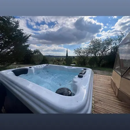 Dome Geodesique En Bois Holiday home Montady
