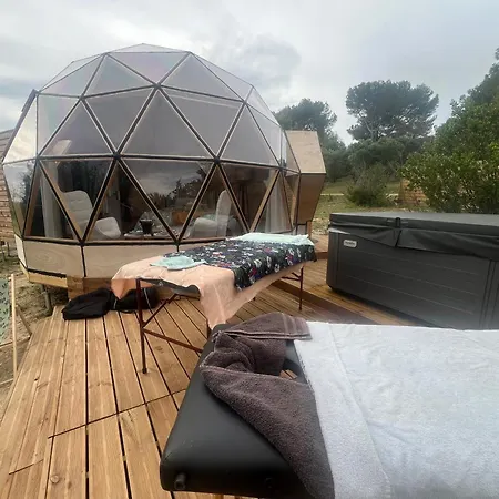 Dome Geodesique En Bois Montady